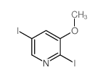 2,5-二碘-3-甲氧基吡啶结构式