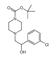 4-[2-(3-Chloro-phenyl)-2-hydroxy-ethyl]-piperazine-1-carboxylic acid tert-butyl ester picture