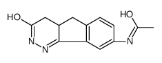 N-(3-oxo-2,4,4a,5-tetrahydroindeno[1,2-c]pyridazin-8-yl)acetamide结构式