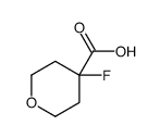 4-氟四氢-2H-吡喃-4-甲酸结构式