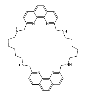 3,10,14,21-tetraaza-1,12(2,9)-diphenanthrolinacyclodocosaphane结构式