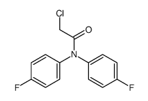 2-chloro-N,N-bis(4-fluorophenyl)acetamide结构式