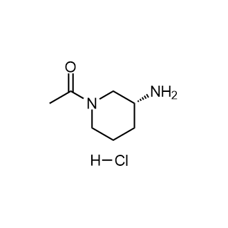 (R)-1-(3-氨基哌啶-1-基)乙烷-1-酮(盐酸盐)结构式