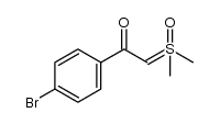 1-(4-bromophenyl)-2-(dimethyl(oxo)-l6-sulfanylidene)ethan-1-one Structure