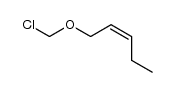 chloromethyl 2(Z)-penten-1-yl ether结构式