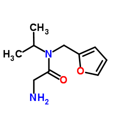 N-(2-Furylmethyl)-N-isopropylglycinamide Structure