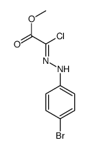 methyl 2-[(4-bromophenyl)hydrazinylidene]-2-chloroacetate Structure