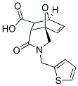 4-OXO-3-THIOPHEN-2-YLMETHYL-10-OXA-3-AZA-TRICYCLO[5.2.1.0(1,5)]DEC-8-ENE-6-CARBOXYLIC ACID结构式
