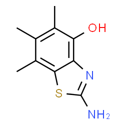 4-Benzothiazolol,2-amino-5,6,7-trimethyl-(9CI)结构式