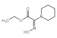 ethyl 2-(hydroxyimino)-2-piperidinoacetate结构式