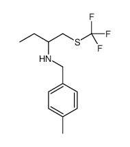 N-(4-Methylbenzyl)-1-[(trifluoromethyl)sulfanyl]-2-butanamine结构式