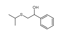 2-isopropylthio-1-phenylethanol Structure