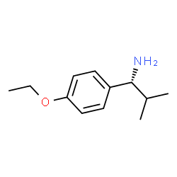 (1R)-1-(4-ETHOXYPHENYL)-2-METHYLPROPYLAMINE结构式