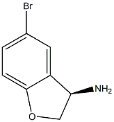 (R)-5-溴-2,3-二氢苯并呋喃-3-胺结构式