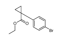 Ethyl 1-(4-bromophenyl)cyclopropanecarboxylate Structure