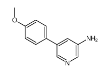 5-(4-methoxyphenyl)pyridin-3-amine结构式