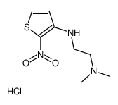 N',N'-dimethyl-N-(2-nitrothiophen-3-yl)ethane-1,2-diamine,hydrochloride Structure