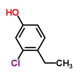 3-Chloro-4-ethylphenol structure