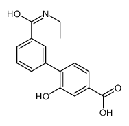 4-[3-(ethylcarbamoyl)phenyl]-3-hydroxybenzoic acid结构式