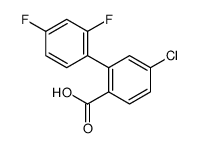 4-chloro-2-(2,4-difluorophenyl)benzoic acid结构式