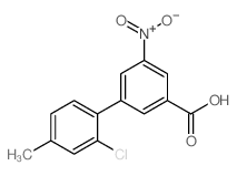 3-(2-氯-4-甲基苯基)-5-硝基苯甲酸图片