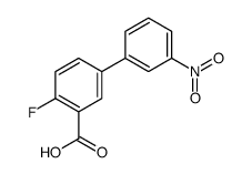 2-fluoro-5-(3-nitrophenyl)benzoic acid Structure