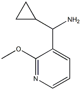 Cyclopropyl(2-methoxypyridin-3-yl)methanamine Structure