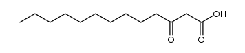 3-oxo-tridecanoic acid结构式