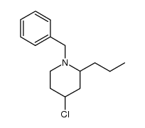 1-benzyl-4-chloro-2-propylpiperidine Structure