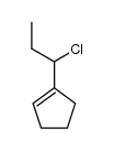 1-cyclopentenyl-1-chloropropane结构式