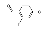 4-Chloro-2-iodo-benzaldehyde结构式