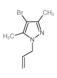 1-allyl-4-bromo-3,5-dimethyl-1H-pyrazole Structure