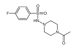 N-(4-acetylpiperazin-1-yl)-4-fluorobenzenesulfonamide Structure