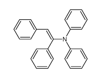 N-(1,2-diphenylvinyl)-N-phenylaniline结构式