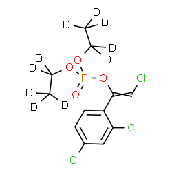 Chlorfenvinphos-d10(Mixture of cis-trans isoMers) Structure