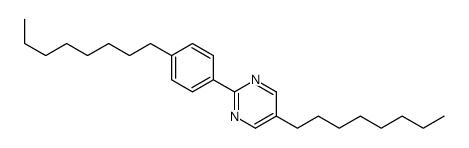 5-octyl-2-(4-octylphenyl)pyrimidine结构式