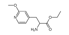 ethyl 3-(2-methoxy-4-pyridinyl)alaninate Structure