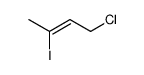 (Z)-1-Chloro-3-iodo-1-butene Structure