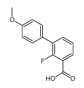 2-fluoro-3-(4-methoxyphenyl)benzoic acid结构式