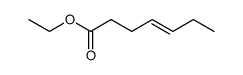 Hepten-3-saeure-ethylester结构式