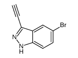 3-ethynyl-5-bromo-1H-indazole Structure