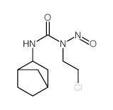 1-(2-chloroethyl)-1-nitroso-3-(2-norb-ornyl)urea Structure