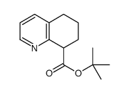 tert-butyl 5,6,7,8-tetrahydroquinoline-8-carboxylate结构式