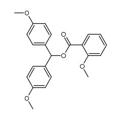 4,4′-dimethoxybenzhydryl 2-methoxybenzoate Structure