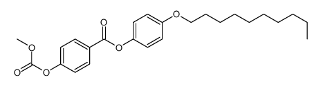 (4-decoxyphenyl) 4-methoxycarbonyloxybenzoate结构式