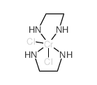 Chromium(1+),dichlorobis(1,2-ethanediamine-kN,kN')-, chloride, (OC-6-22)- (9CI) structure