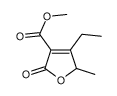 4-ETHYL-3-(METHOXYCARBONYL)-5-METHYL-3,4-DIDEHYDRO-GAMMA-BUTYROLACTONE结构式