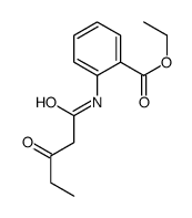 ethyl 2-(3-oxopentanoylamino)benzoate结构式