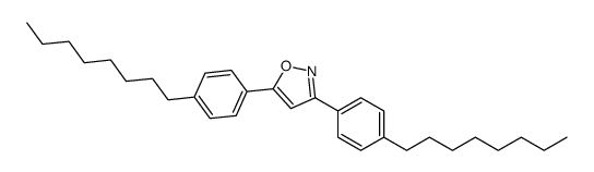 3,5-bis(4-octylphenyl)-1,2-oxazole Structure