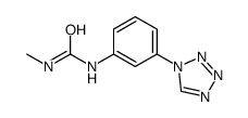 1-methyl-3-[3-(tetrazol-1-yl)phenyl]urea Structure